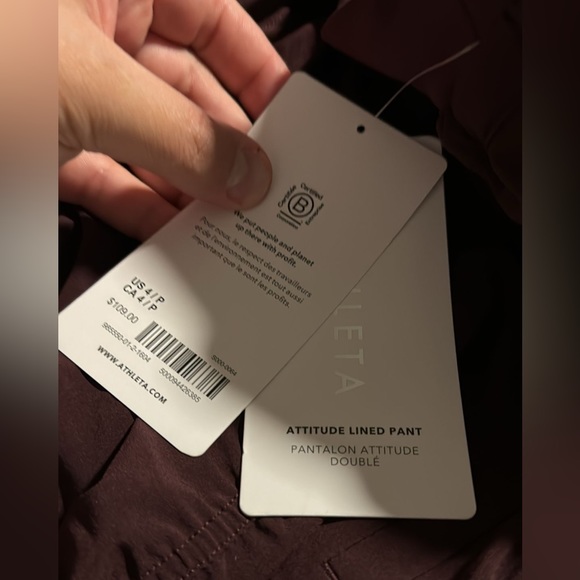 Attitude II Lined Pant // spiced Cabernet - Picture 7 of 9